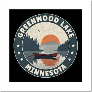 Greenwood Lake Minnesota Sunset Posters and Art